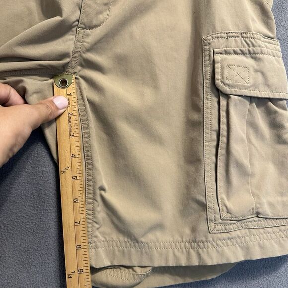 Duluth Dry on the Fly Shorts Mens Large Cargo Pockets Dark Khaki 9" Work Hiking - Picture 7 of 8